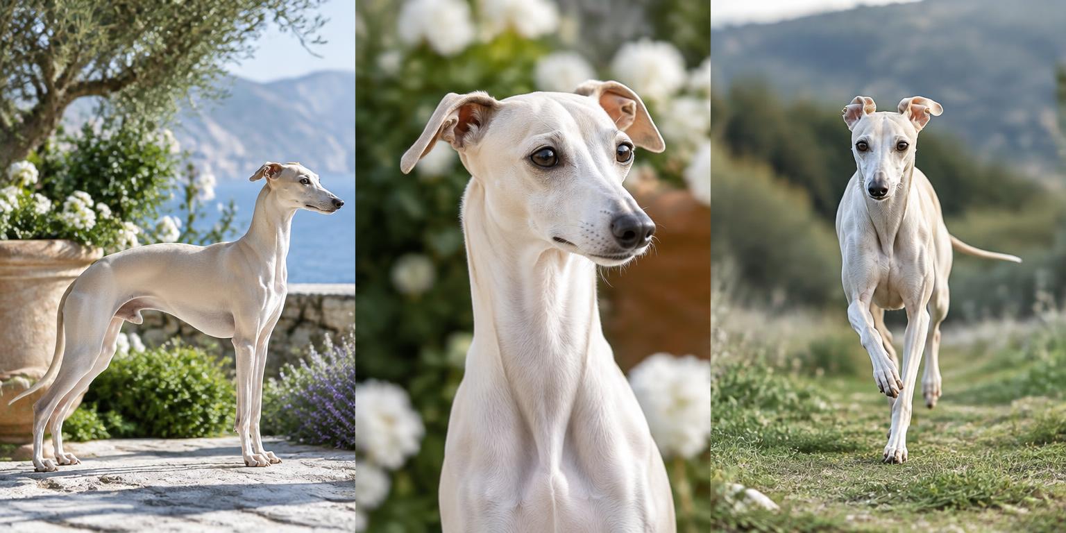Galgo italiano color Crema