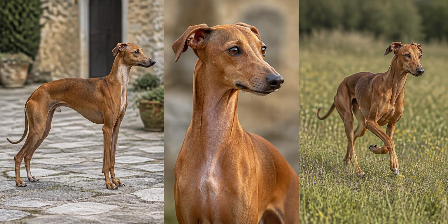 Galgo italiano color Rojo